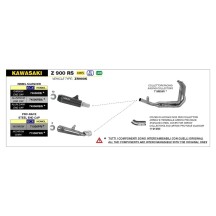 SILENCIADOR ARROW PRO RACE NICHROM KAWASAKI Z 900 RS 2022-2024