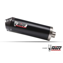 SILENCIADOR MIVV OVALADO ACERO INOXIDABLE NEGRO KAWASAKI ZZR 1400 2006-2008