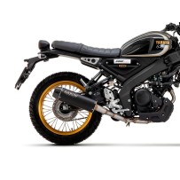 SILENCIADOR REBEL ARROW ACERO NEGRO ALUMINIO YAMAHA XSR 125 2022