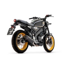 SILENCIADOR REBEL ARROW ACERO NEGRO ALUMINIO YAMAHA XSR 125 2022