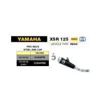 SILENCIADOR PRO RACE ARROW NICHROM ACERO INOXIDABLE YAMAHA XSR 125 2022