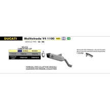SILENCIADOR RÁPIDO DE TITANIO DARK ARROW DUCATI MULTISTRADA V4 1100 2021-2024