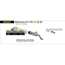 SILENCIADOR RÁPIDO ARROW TITANIO DUCATI MULTISTRADA V4 1100 2021-2024