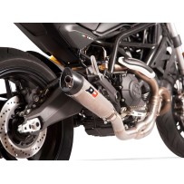 TERMINAL DE ESCAPE TRICÓNICO DE ESCAPE QD DUCATI MONSTER 797 2017+