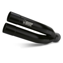 SILENCIADOR MIVV SPORT DOBLE GUN ACERO NEGRO BENELLI LEONCINO 500 2017-2024