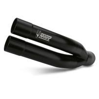 SILENCIADOR MIVV SPORT DOBLE GUN ACERO NEGRO BENELLI LEONCINO 500 2017-2024