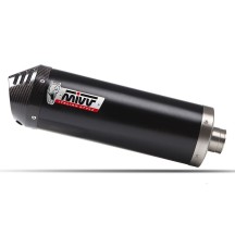 SILENCIADOR MIVV OVALADO ACERO NEGRO CARBONO KTM 690 SMC R / ENDURO R 2021-2024