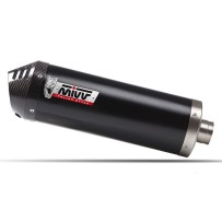 SILENCIADOR MIVV OVALADO ACERO NEGRO CARBONO KTM 690 SMC R / ENDURO R 2021-2024
