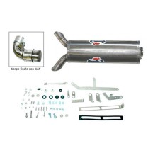 SILENCIADOR DE ACERO INOXIDABLE TITANIO HOMOLOGADO TERMIGNONI BUELL XB9 / XB12 2008-2010