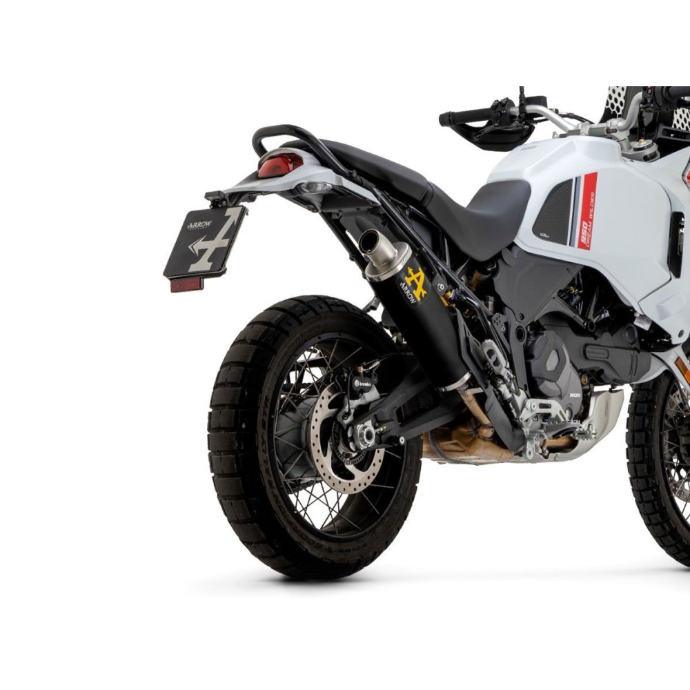 SILENCIADOR INDY RACE ARROW ALUMINIO NEGRO HOMOLOGADO DUCATI DESERT X 2022-2024 SILENCIADOR INDY RACE ARROW ALUMINIO NEGRO HOMOLOGADO DUCATI DESERT X 2022-2024