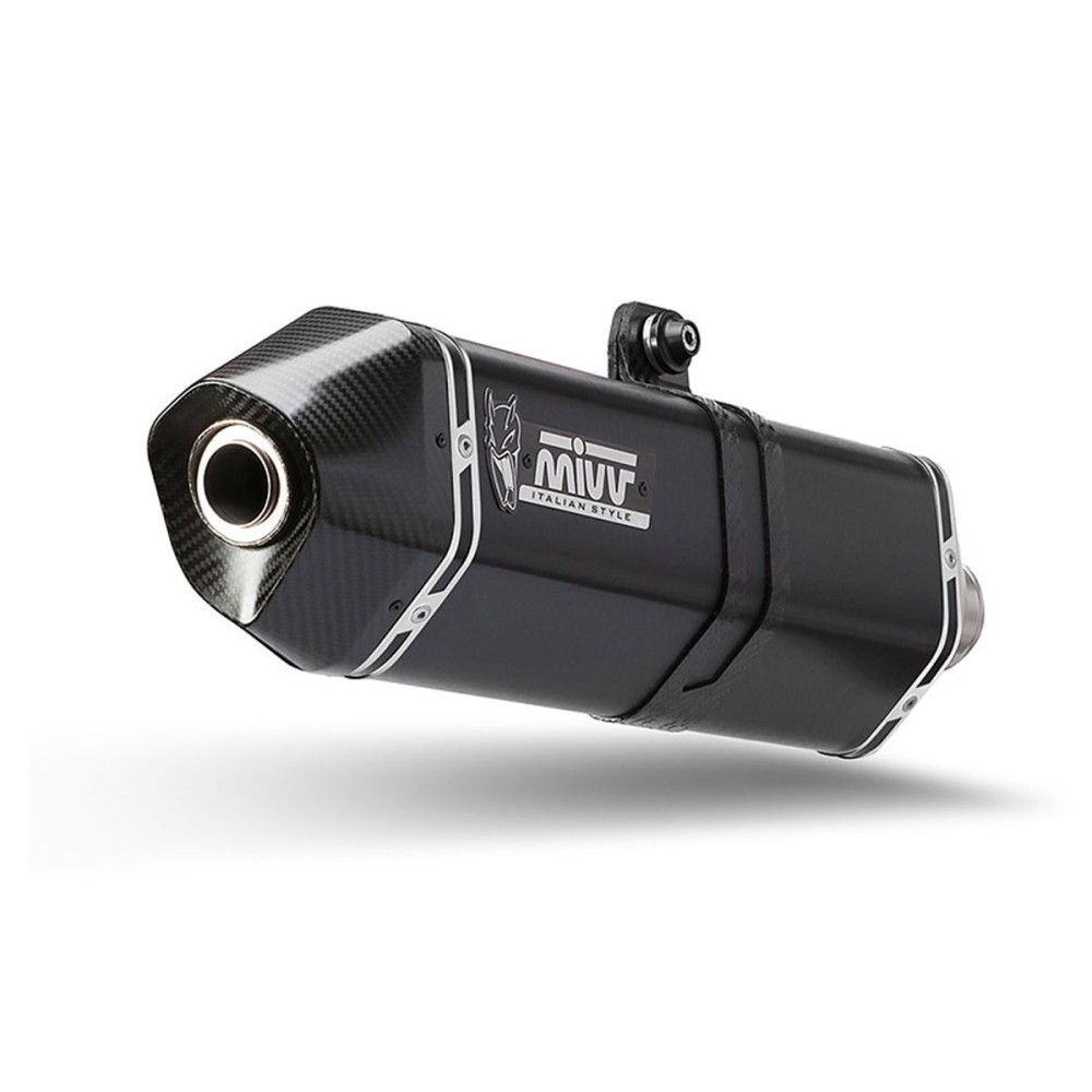 SILENCIADOR SPEED EDGE ACERO INOXIDABLE NEGRO MIVV HUSQVARNA NORDEN 901 2022-2024