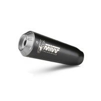 SILENCIADOR MIVV X-M1 ACERO INOXIDABLE NEGRO BENELLI LEONCINO 800 2022-2024