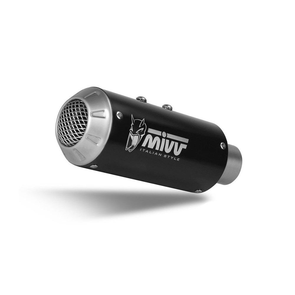 SILENCIADOR MIVV MK3 ACERO NEGRO BENELLI LEONCINO 800 2022-2024