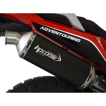 SILENCIADOR SP-1 CORTO NEGRO HP CORSE TITANIO MOTO MORINI X-CAPE 650 2021-2024