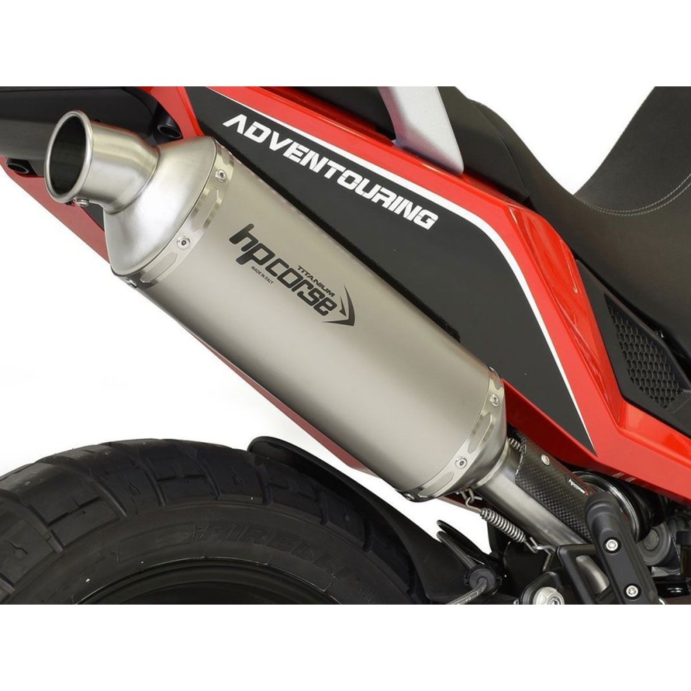 SILENCIADOR SP-1 CORTO HP CORSE TITANIO MOTO MORINI X-CAPE 650 2021-2024
