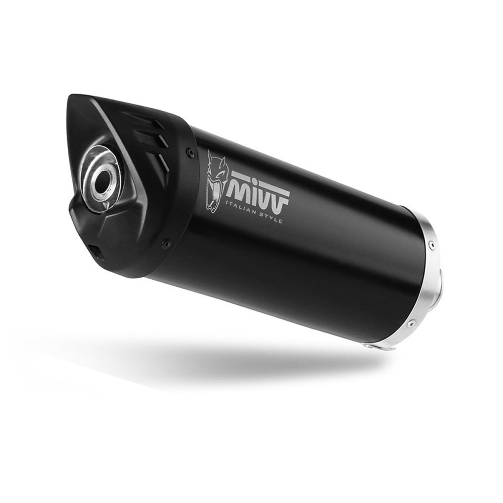 TERMINAL DE MOVER DE ACERO INOXIDABLE MIVV NEGRO HONDA ADV 350 2022-2024 TERMINAL DE MOVER DE ACERO INOXIDABLE MIVV NEGRO HONDA ADV 350 2022-2024