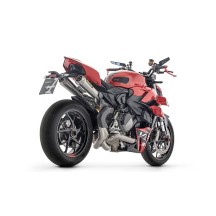 COMPETENCIA COMPLETA DE CARRERAS COMPETENCIA DE CARRERAS DE FLECHA DE TITANIO COMPLETO DUCATI STREETFIGHTER V2 2022-2024