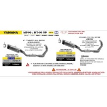 PLANTA DE FLECHA DE TITANIO DE LA CARRERA DE INDY TITANIO COMPLETA YAMAHA MT-09 / SP 2024-2025