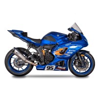 SPARK RACING COMPLETE EXHAUST KONIX EVO TITANIUM YAMAHA R7 2021-2025