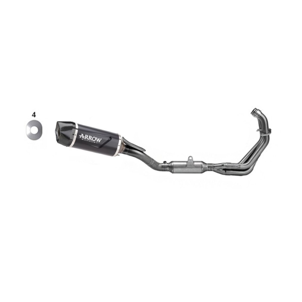 COMPLETE INDY RACE EVO RACING SYSTEM DARK ARROW ALUMINIUM YAMAHA TRACER 9 2025