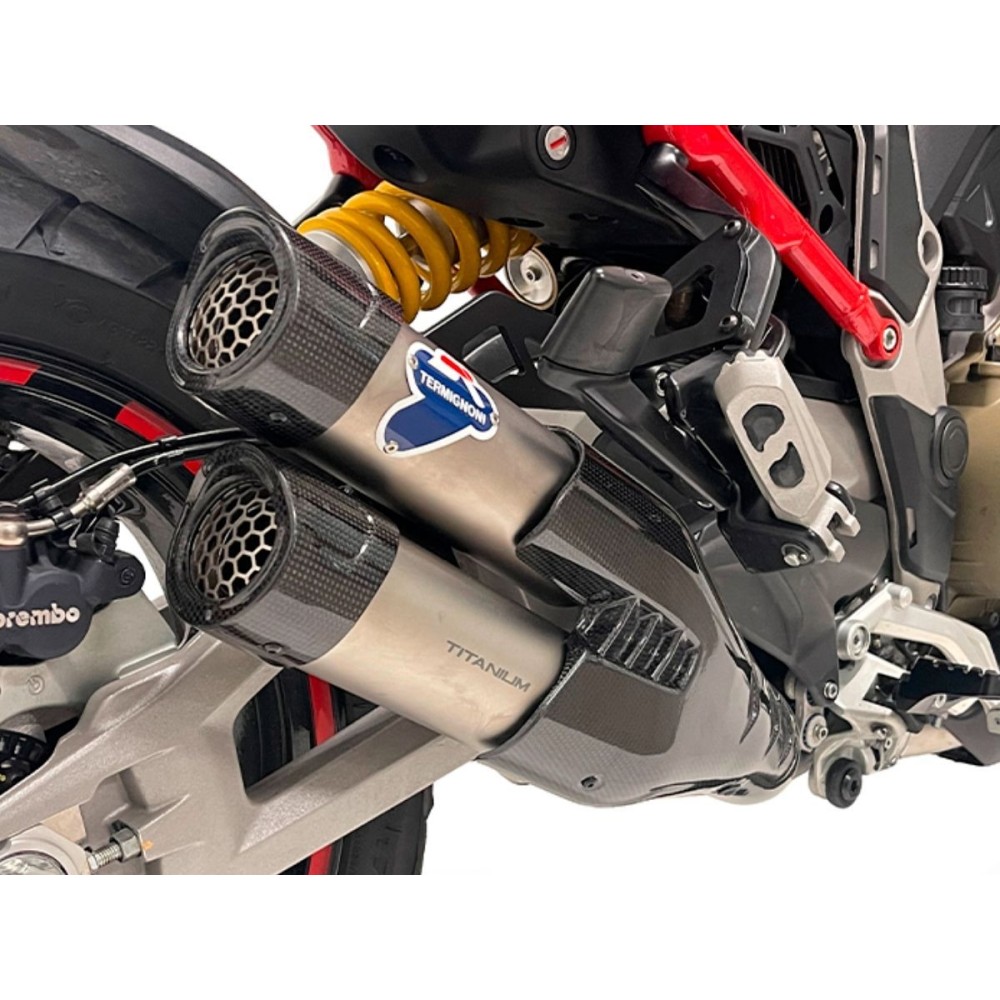 TITANIO COMPLETO ECHOQUE COMPLETO + UPMAP TERMIGNONI DUCATI MULTISTRADA V4 / S 2020-2024 TITANIO COMPLETO ECHOQUE COMPLETO + UPMAP TERMIGNONI DUCATI MULTISTRADA V4 / S 2020-2024