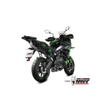 SISTEMA COMPLETO DELTA RACE RACE MIVV BLACK SCEOL INOXIDABLE ACERO KAWASAKI VERSYS 650 2024-2025