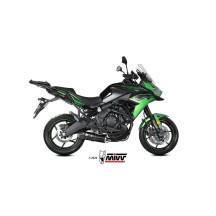 CRASH COMPLETO DESCARGANDO NEGRO MIVV KAWASAKI VERSYS 650 2024-2025