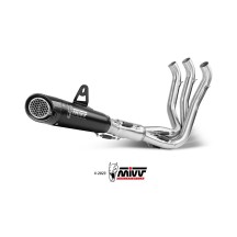 SISTEMA COMPLETO MIVV X-M5 NEGRO DE ACERO INOXIDABLE  TRIUMPH TIGER SPORT 660 2022-2024