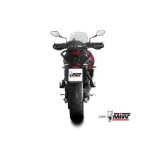 SISTEMA COMPLETO MIVV X-M5 NEGRO DE ACERO INOXIDABLE  TRIUMPH TIGER SPORT 660 2022-2024