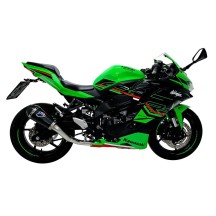 ESCAPE COMPLETO RACING RELEVANCE CÓNICO NEGRO ACERO INOXIDABLE TERMIGNONI KAWASAKI ZX-4RR 24-25