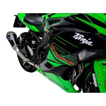 ESCAPE COMPLETO RACING RELEVANCE CÓNICO NEGRO ACERO INOXIDABLE TERMIGNONI KAWASAKI ZX-4RR 24-25