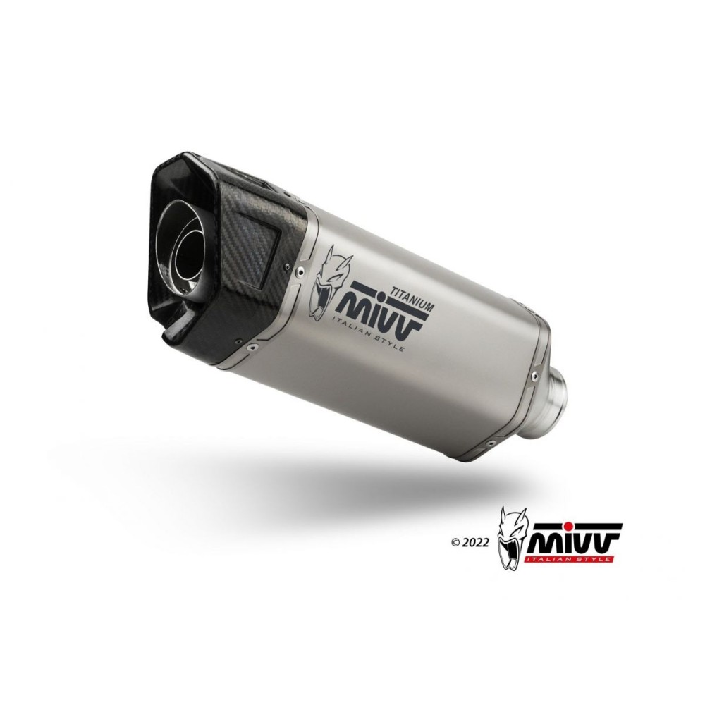 ESCAPE COMPLETO SR-1 MIVV TITANIO APRILIA RS 457 2024-2025 ESCAPE COMPLETO SR-1 MIVV TITANIO APRILIA RS 457 2024-2025