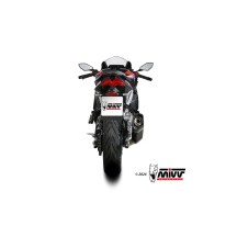 ESCAPE COMPLETO SR-1 MIVV ACERO INOXIDABLE NEGRO APRILIA RS 457 2024-2025