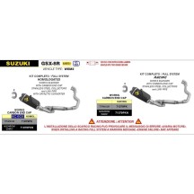 SISTEMA COMPLETO DE RACING WORKS NICHROM DARK ARROW SUZUKI GSX-8R 2024-2025
