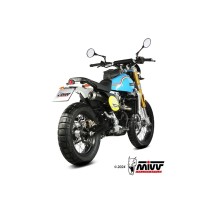 SISTEMA COMPLETO X-M1 ACERO INOXIDABLE NEGRO MIVV FANTIC CABALLERO 500 2021-2024