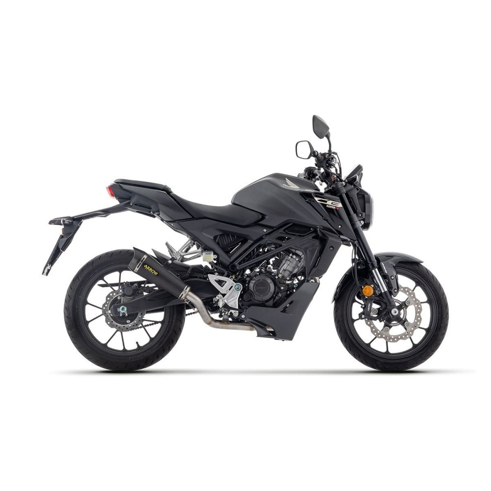 KIT COMPLETO HOMOLOGADO X-KONE ALUMINIO FLECHA OSCURA HONDA CB 125 R 2024