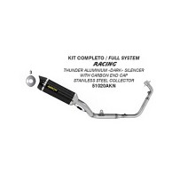KIT RACING COMPLETO THUNDER ALUMINIO DARK ARROW HONDA CB 125 R 2024