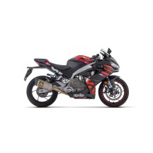 IMPIANTO COMPLETO PISTA OMOLOGATO TITANIO ARROW  APRILIA RS 457 2024