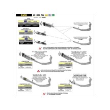 ESCAPE COMPLETO COMPETITION LOW ARROW ACERO INOXIDABLE BMW M 1000 RR 2020-2024