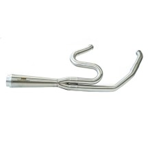ESCAPE COMPLETO PULIDO RACING CORTO 2:1 RED THUNDER HARLEY DAVIDSON TOURING 2009-2024