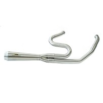 ESCAPE COMPLETO PULIDO RACING CORTO 2:1 RED THUNDER HARLEY DAVIDSON TOURING 2009-2024