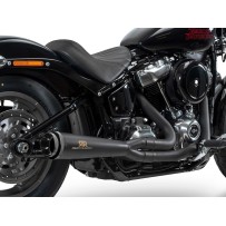 ESCAPE COMPLETO NEGRO 2:1 RED THUNDER HARLEY DAVIDSON SOFTAIL M8 2018-2024 RACE