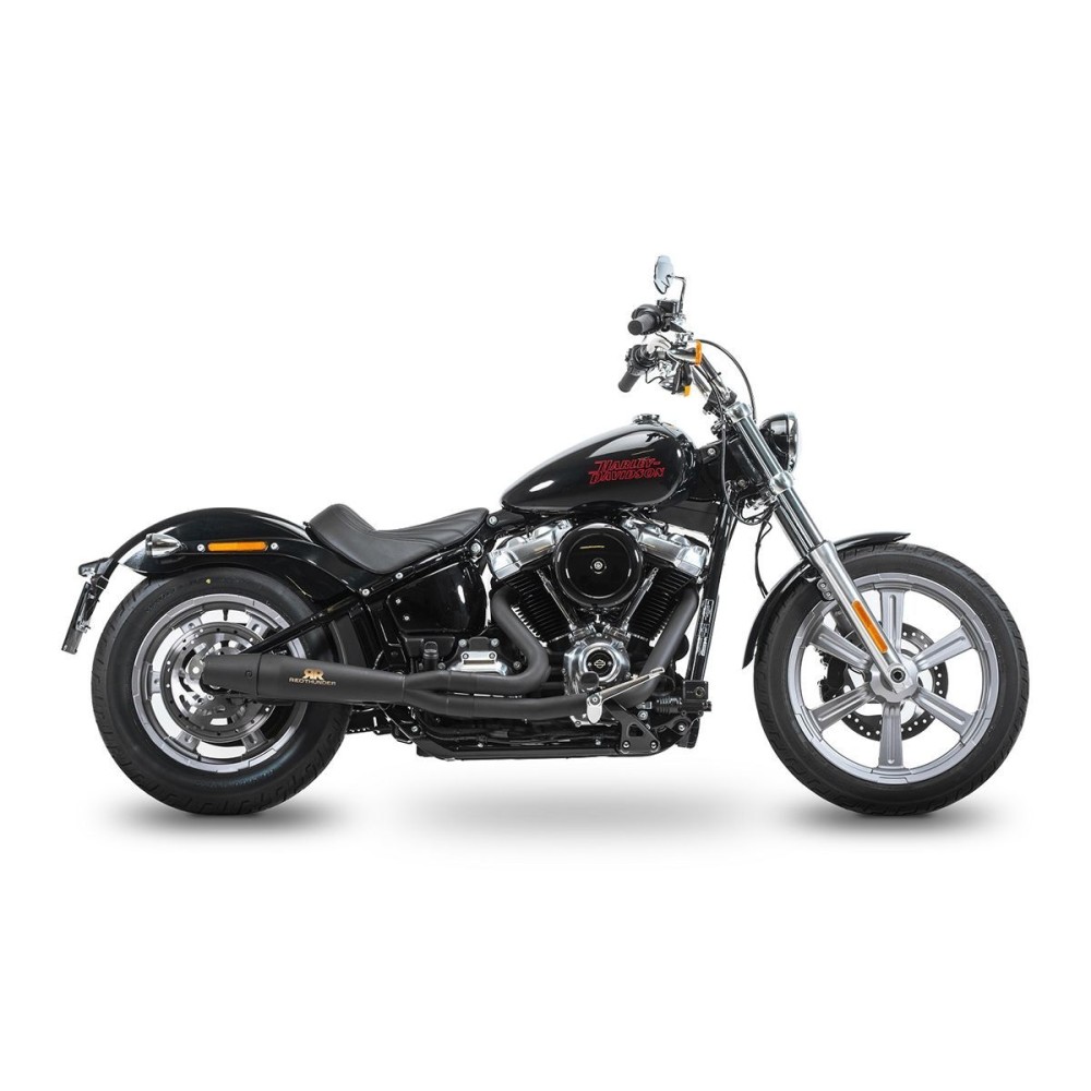 ESCAPE COMPLETO NEGRO 2:1 RED THUNDER HARLEY DAVIDSON SOFTAIL M8 2018-2024 ESCAPE COMPLETO NEGRO 2:1 RED THUNDER HARLEY DAVIDSON SOFTAIL M8 2018-2024