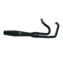 ESCAPE COMPLETO NEGRO 2:1 RED THUNDER HARLEY DAVIDSON SOFTAIL 1986-2017