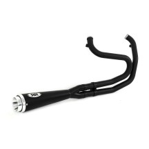 ESCAPE COMPLETO NEGRO 2:1 RED THUNDER HARLEY DAVIDSON DYNA 2006-2017 RACE 6 MARCE