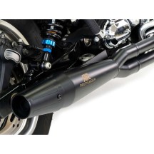 ESCAPE COMPLETO NEGRO 2:1 RED THUNDER HARLEY DAVIDSON DYNA 2006-2017 6 MARCE