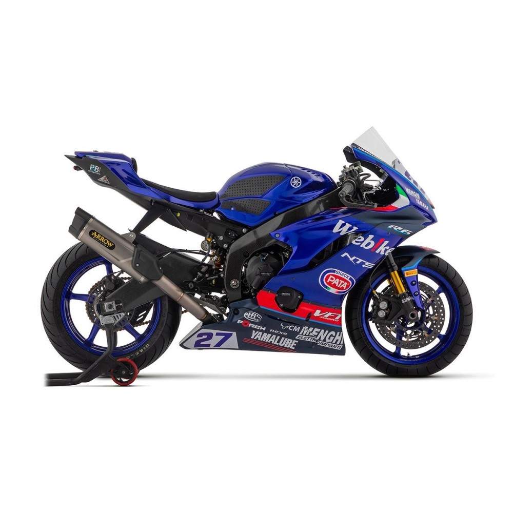 ESCAPE COMPLETO COMPETITION EVO FULL TITANIUM ARROW YAMAHA YZF R6 2017-2024 ESCAPE COMPLETO COMPETITION EVO FULL TITANIUM ARROW YAMAHA YZF R6 2017-2024