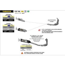 ESCAPE COMPLETO COMPETITION EVO ARROW YAMAHA YZF R6 2017-2024