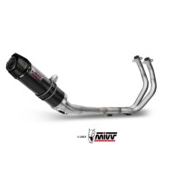 ESCAPE COMPLETO MIVV GP ACERO NEGRO CARBONO YAMAHA MT-07 / FZ-07 2021-2024