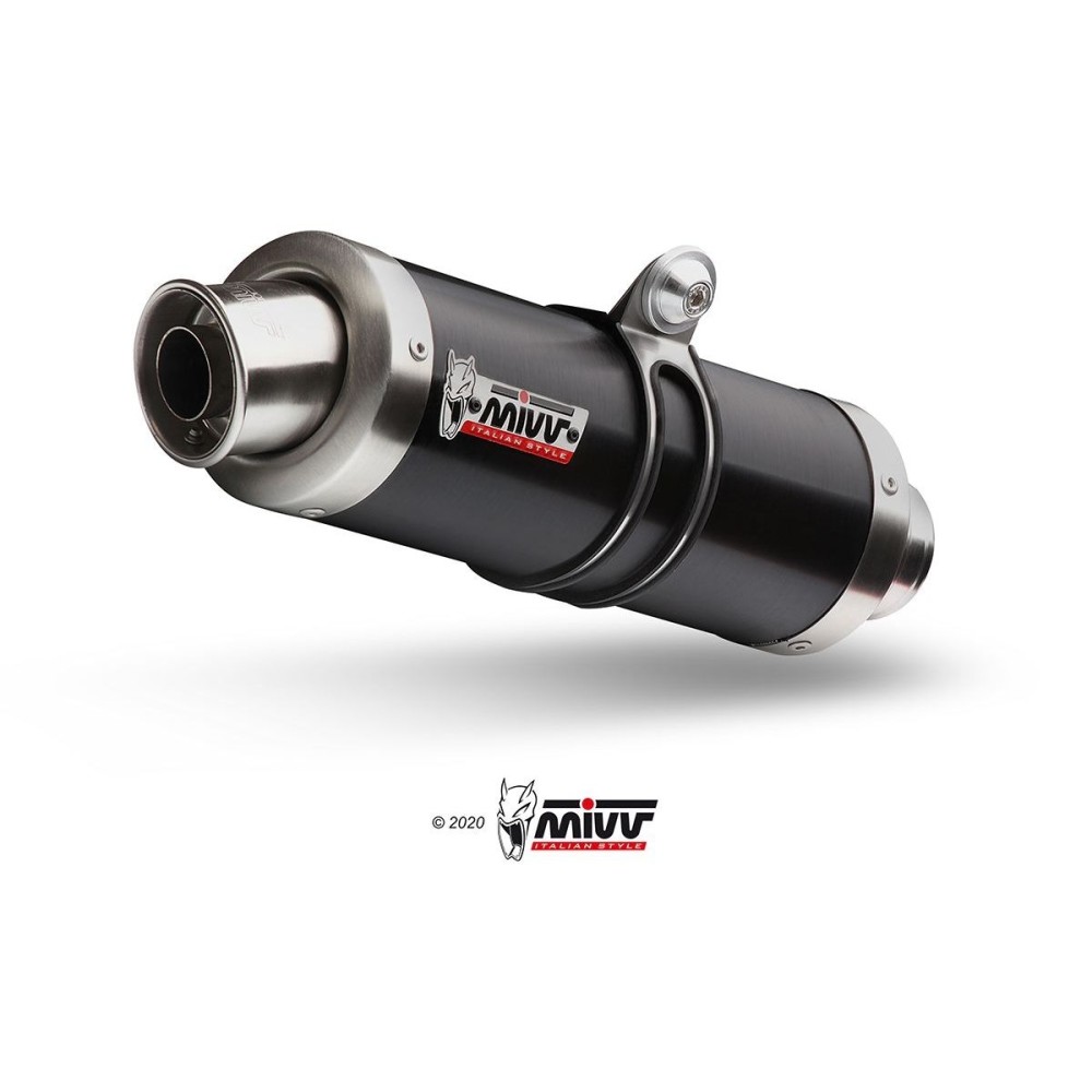 SISTEMA COMPLETO MIVV GP ACERO INOXIDABLE NEGRO ZONTES ZT 125 GK 2021-2024 SISTEMA COMPLETO MIVV GP ACERO INOXIDABLE NEGRO ZONTES ZT 125 GK 2021-2024